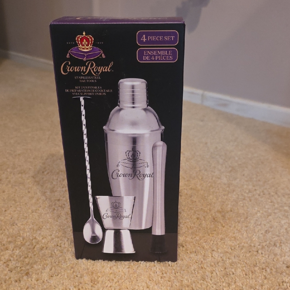 Crown Royal Silver Bar Set
